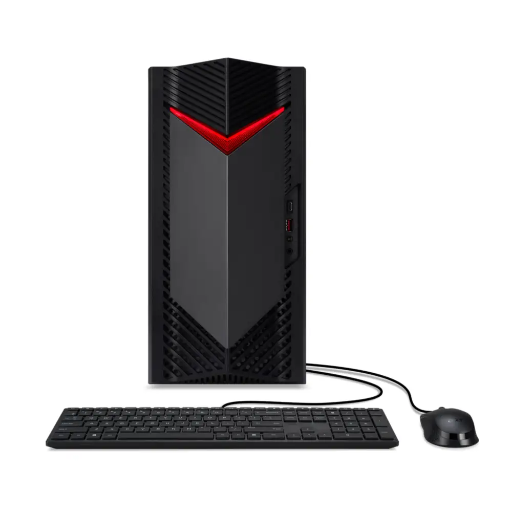 High-performance Acer Nitro 50 gaming desktop tower for immersive gaming and productivity